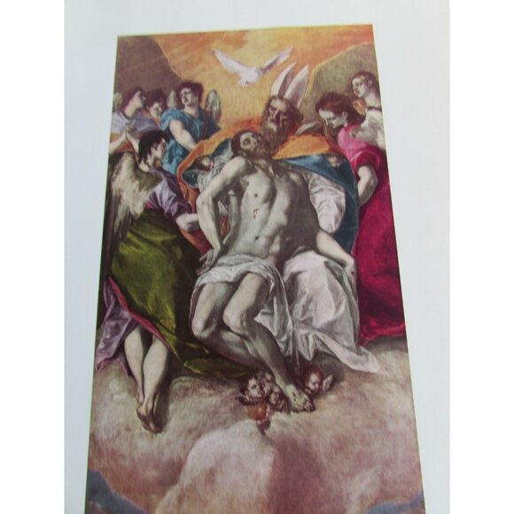 Vintage El Greco Print Holy Trinity 528434 - Picture 3 of 6